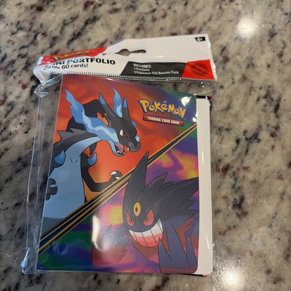 Pokemon Mini Portfolio 60 Card‎ Holder Phantasmal Flames Booster Pack New
